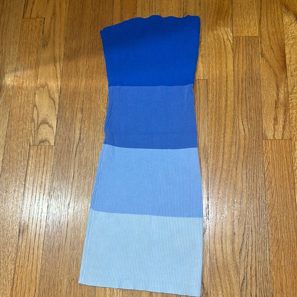 Blue bandage dress worn once